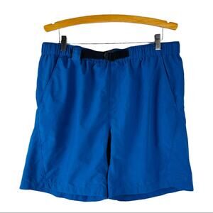 The North Face blue swim river belted board camping hiking outdoor shorts large